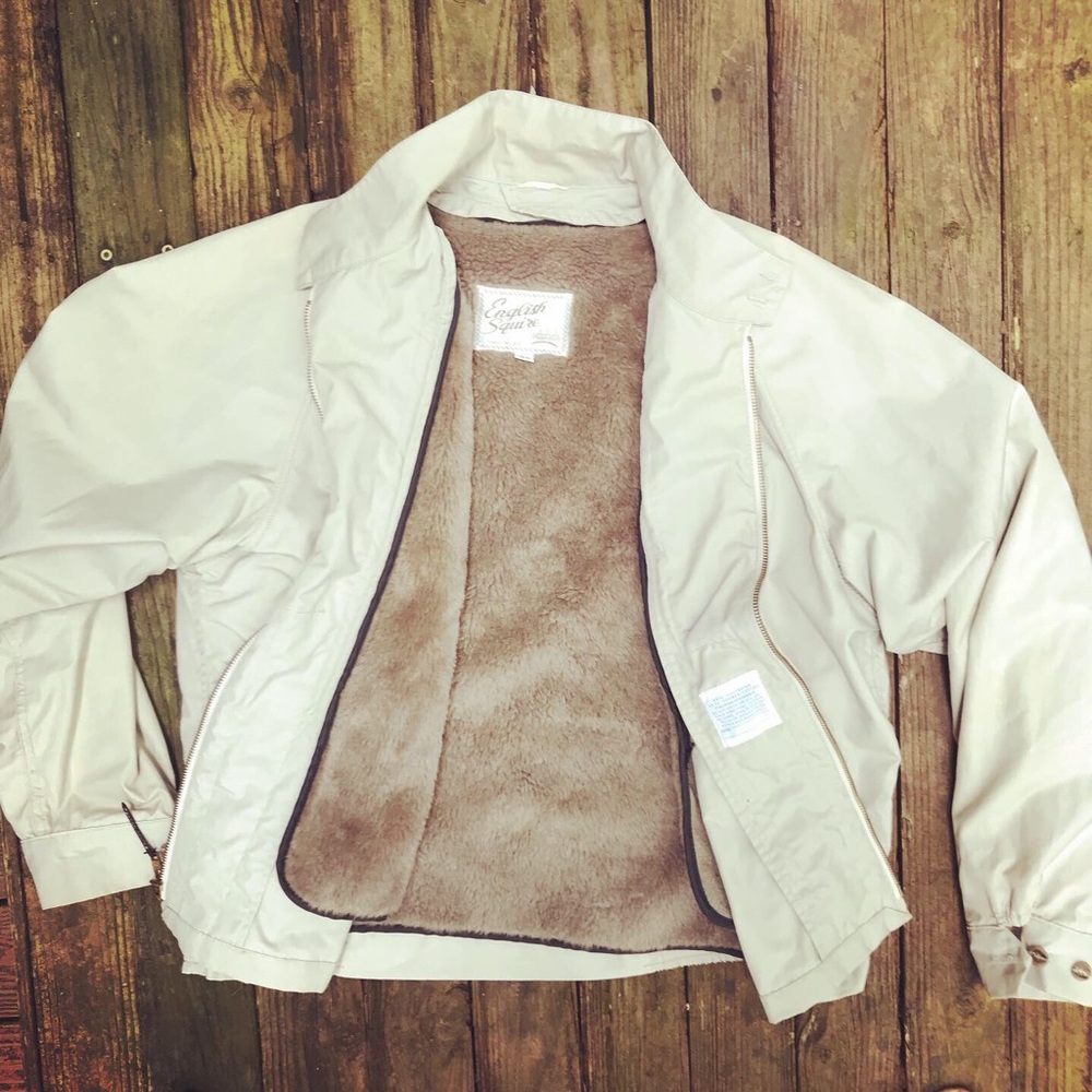 Vintage Steve McQueen style jacket w fur lining